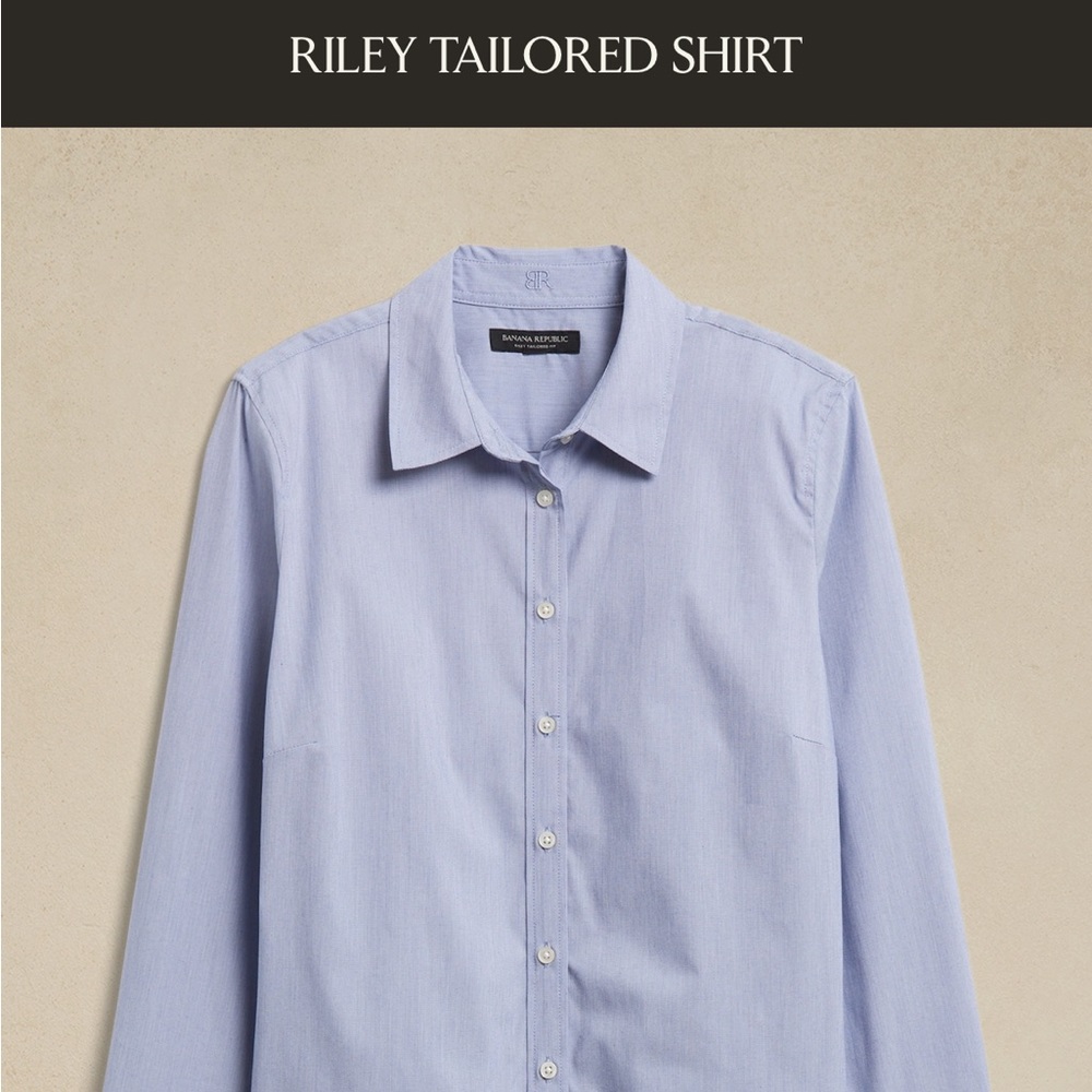 Banana Republic Tall Size 4 Riley Dress Shirt